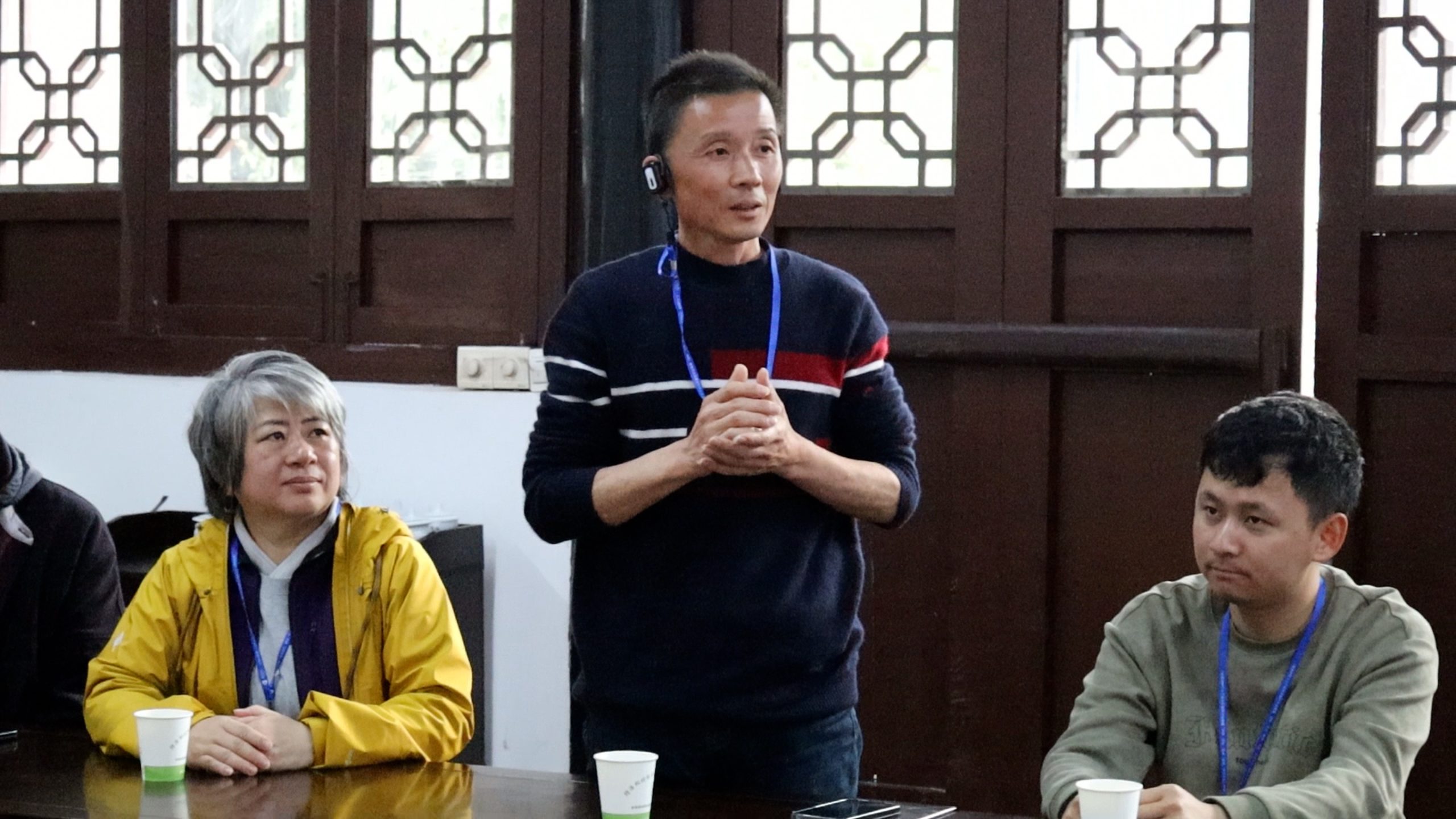 老师们在白鹿洞书院发言